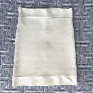 BCBGMAXAZRIA - Bodycon Skirt, Ivory, Size M